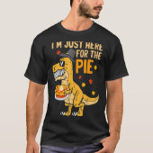 Ich bin nur hier für den Kuchen Erntedank Pumpkin T-Shirt (Vorderseite)