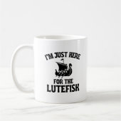 Ich bin nur hier für den Lutefisk Nordic Lutefisk Kaffeetasse (Links)