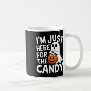 Ich bin nur hier für den süßen Halloween-Pun Lolli Kaffeetasse