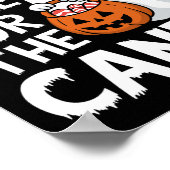 Ich bin nur hier für den süßen Halloween-Pun Lolli Poster (Ecke)