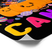 Ich bin nur hier für den süßen Spaß Halloween Cand Poster (Ecke)