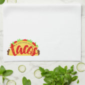 Ich bin nur hier für den Tacos-Funny Geschirrtuch (Gefaltet)