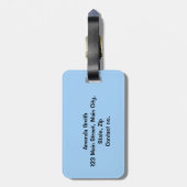 Ich bin nur hier für den Tapas-Funny Gepäckanhänger (Rückseite vertikal)