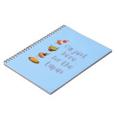 Ich bin nur hier für den Tapas-Funny Notizblock (Linke Seite)