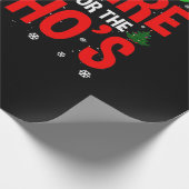 Ich bin nur hier für den unverschämten Weihnachtsm Geschenkpapier (Ecke)