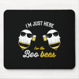 Ich bin nur hier für die Boo Bees Halloween Lustig Mousepad