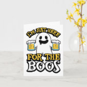 Ich bin nur hier für die Boos - Ghost Booze - Hall Karte (Gelbe Blume)