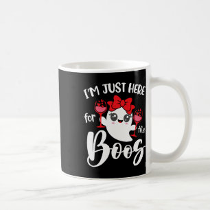 Ich bin nur hier für die Boos Niedlich Ghost Fun W Kaffeetasse