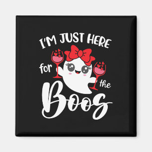 Ich bin nur hier für die Boos Niedlich Ghost Fun W Magnet