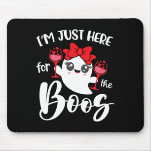 Ich bin nur hier für die Boos Niedlich Ghost Fun W Mousepad