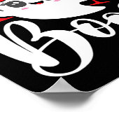 Ich bin nur hier für die Boos Niedlich Ghost Fun W Poster (Ecke)