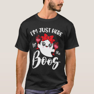 Ich bin nur hier für die Boos Niedlich Ghost Fun W T-Shirt