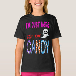 Ich bin nur hier für die Candy - Funny Halloween K T-Shirt