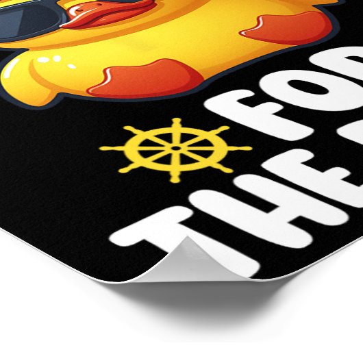 Ich bin nur hier für die Enten Funny Cruising Matc Poster (Ecke)