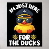 Ich bin nur hier für die Enten Funny Cruising Matc Poster (Vorne)