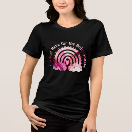 Ich bin nur hier für die kleinen Snacks Tri-Blend Shirt