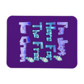 Ich bin nur hier für die kostenlose Eiscreme, lust Magnet (Horizontal)