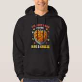 Ich bin nur hier für die Mac & Käse Pasta Macaroni Hoodie (Vorderseite)