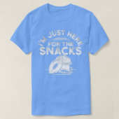 Ich bin nur hier für die Snacks Funny Fantasy Foot T-Shirt (Design vorne)