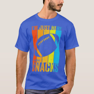 Ich bin nur hier für die Snacks Funny Fantasy Foot T-Shirt