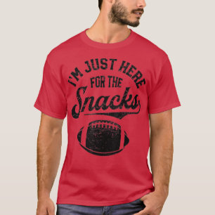 Ich bin nur hier für die Snacks Funny Fantasy Foot T-Shirt
