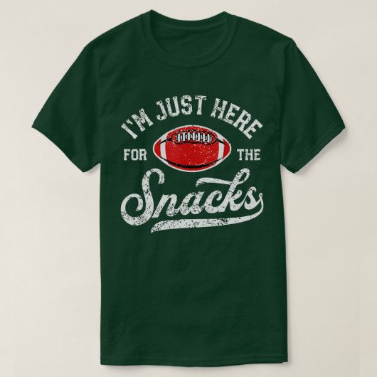 Ich bin nur hier für die Snacks Funny Fantasy Foot T-Shirt (Design vorne)