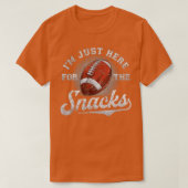 Ich bin nur hier für die Snacks Funny Fantasy Foot T-Shirt (Design vorne)