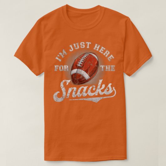 Ich bin nur hier für die Snacks Funny Fantasy Foot T-Shirt (Design vorne)