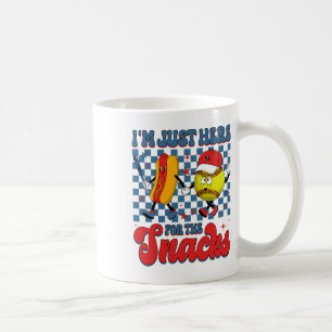 Ich bin nur hier für die Snacks Softll Hotdog 4. J Kaffeetasse