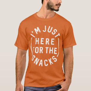 Ich bin nur hier für die Snacksoddler vintage Freu T-Shirt