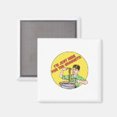 Ich bin nur hier für die Spaghetti Magnet (Vorderseite/Rückseite)