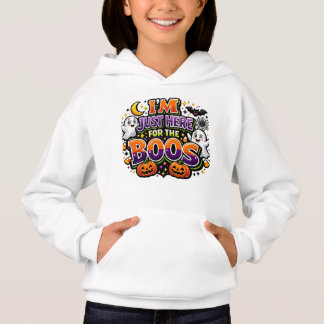 ICH BIN NUR HIER FÜR DIE SPÖTTER Lustiges Hallowee Hoodie
