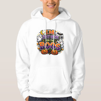ICH BIN NUR HIER FÜR DIE SPÖTTER Lustiges Hallowee Hoodie