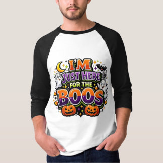 ICH BIN NUR HIER FÜR DIE SPÖTTER Lustiges Hallowee T-Shirt