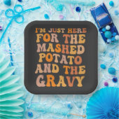 Ich bin nur hier für die verputzte Kartoffel lusti Pappteller (Party)