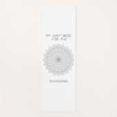 Ich bin nur hier für die Yogamatratte von Savasana Yogamatte (Vorderseite)