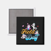 Ich bin nur hier für Field Day Magical Unicorn Pla Magnet (Vorderseite/Rückseite)