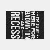 Ich bin nur hier für frisches, lustiges Geschenk f Fleecedecke (Vorderseite (Horizontal))