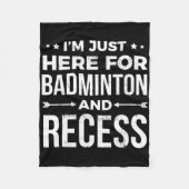 Ich bin nur hier für frisches, lustiges Geschenk f Fleecedecke (Vorderseite)