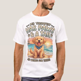 "Ich bin nur hier, um die Hunde zu streicheln" T-Shirt