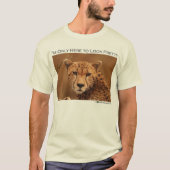 Ich bin nur hier, um hübsch auszusehen - Gepard T-Shirt (Vorderseite)