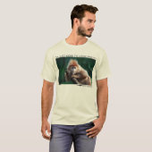 Ich bin nur hier, um hübsch auszusehen - langur T-Shirt (Vorne ganz)