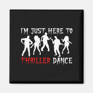 Ich bin nur hier um lustig Zombie Halloween-Party  Magnet