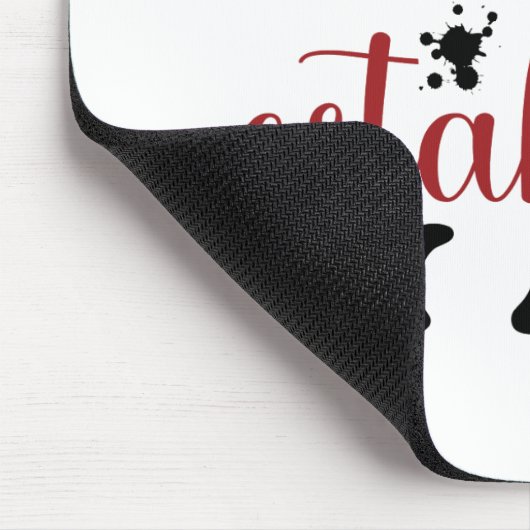 Ich bin nur hier, um mein Alibi zu etablieren Mousepad (Ecke)