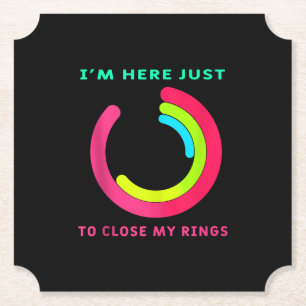 Ich bin nur hier, um mein Ring Fitness Gym Geschen Untersetzer