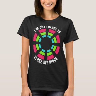 Ich bin nur hier, um mein Rings Workout-Fitnessstu T-Shirt