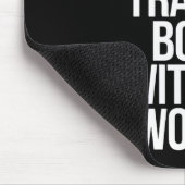 Ich bin nur hier, um mich mit meinen Mitarbeitern Mousepad (Ecke)