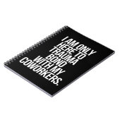 Ich bin nur hier, um mich mit meinen Mitarbeitern  Notizblock (Linke Seite)