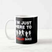 Ich bin nur hier um Thriller Tanz Zombie Funny Hal Kaffeetasse (Links)