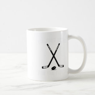 Ich bin nur hier wegen der Kämpfe Hockey Humor Hoc Kaffeetasse